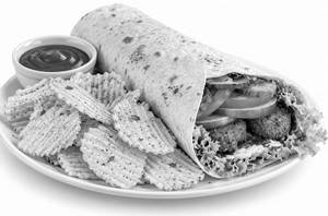 Cheesy Potato Wrap