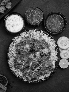 B&b SPL Chicken Nalla Vepudu Biryani