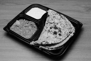 Paneer Paratha With Bhaji