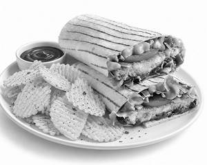 Chatpata Aloo Wrap