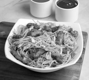 Hyssop Crispy Fried Babycorn Noodles