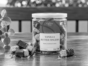 Vanilla Butter Fingers Cookies - 300 Grams
