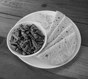 Bhindi masala thali