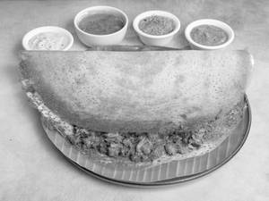 Mushroom Masala Dosa