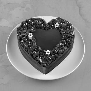 Belgian Chocolate Heart Cake