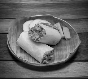Peri peri chicken shawarma roll