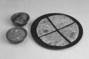 Paratha (2 Pcs ) And Aloo Dum / Cholar Dal