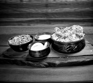 Hyderabadi Dum Biryani & Boneless Chicken Maxx