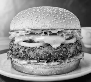 Veg spicy Paneer Burger