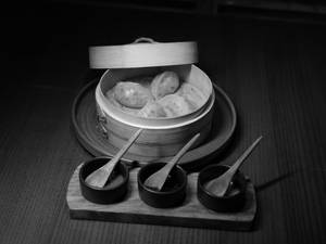 Edamame and Shitake  Mushroom Dumplings [ veg ]