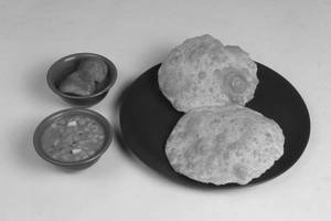 Radha Ballavi (3 Pcs) With Aloor Dum Or Cholar Dal