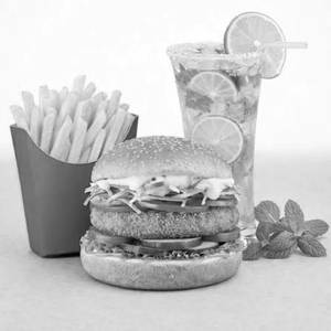 Classic Burger [Jumbo]+French Fries With Dip+Mojito [Non Alcoholic]