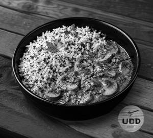 Herb Rice Bowl + Mushroom Curry