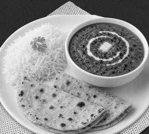 Dal Makhani + Roti [2 Pieces] + Rice