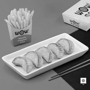 Veg Darjeeling Fried Momo + OG Crispy Fries Regular
