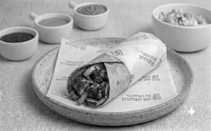 Whole Wheat Mushroom Nawabi Kebab  Wrap