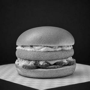 Cheese Burst Crunchy Burger.