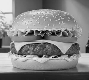 Chicken Kabab Cheese Burger