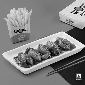 Chicken Korean Spicy Momo + OG Crispy Fries Regular