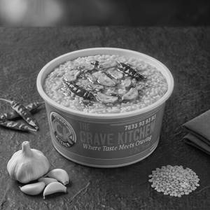 Dal Garlic Khichdi
