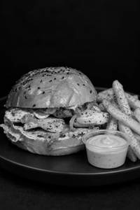 High Protein Grilled Chicken Burger