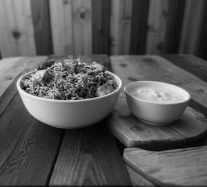 Paneer Biryani With Curd