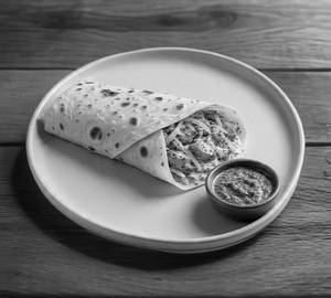 Tawa Chicken Peri Peri Shawarma Roll (Rumali)