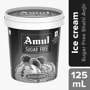 Amul Sugar Free Shahianjir Icecream Cup 125ml
