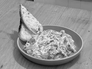 Mushroom Noir Fettucini