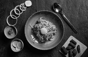 Charcoal Chilli Potato