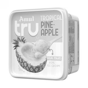 Amul IC Tub Trop. Pineapple 1L