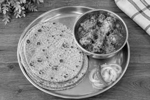 Chapathi  With Chicken Curry