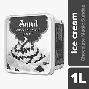 Amul IC Tub Sundae Choc Magic 1 L (3x6)