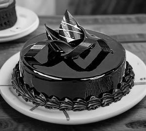 Chocolate truffle eggless cake
