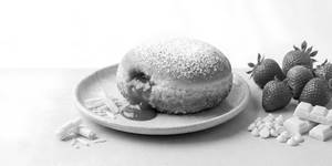 Strawberry Filled Donut