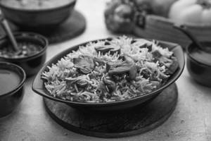Mushroom Fried Rice [No Onion Garlic]