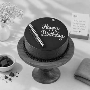 Belgian Truffle Birthday Cake (500 g)