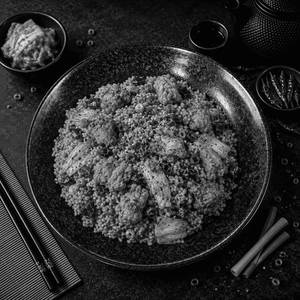 CHICKEN DRY RED CHILLI KIMCHI FRIED RICE