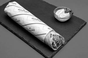 Cheesy Chicken Kebab Egg Roll