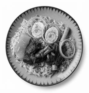 Kolkata Mutton Full Biryani (4 Pcs Mutton, Aloo & Egg)