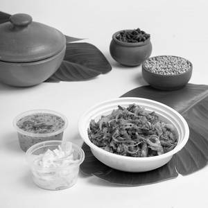 Veg Kothu Parotta (mushrom)