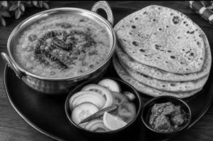 DAL TADKA WITH ( 4 ROTI  ) OR SALAD OR  PICKLE