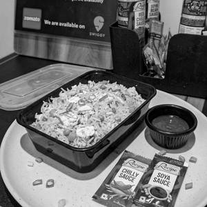 Egg Fried Rice In 500 Ml Container