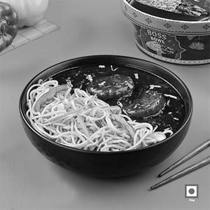 Veg Hakka Noodles With Veg Manchurian