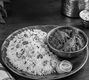 Ghee Rice + Chicken Curry