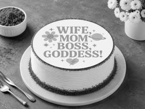 Wife Mom Boss Red Velvet Cake