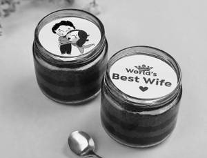 Wife Appreciation Day Special Chocolate Jar Cake Duo (180ml each)