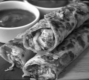 Delhi's Best Chilli Paneer Roll