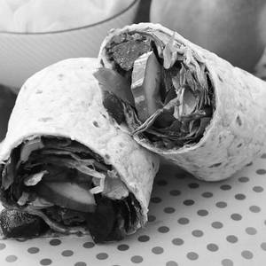 Falafel Beetroot Wrap
