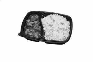 Chicken Fried Rice With Chicken Manchurian